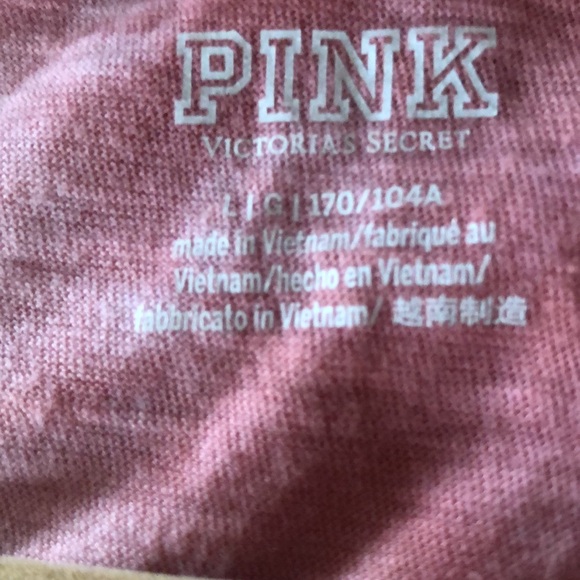 PINK short sleeve shirt, size L, good condition - Picture 3 of 3